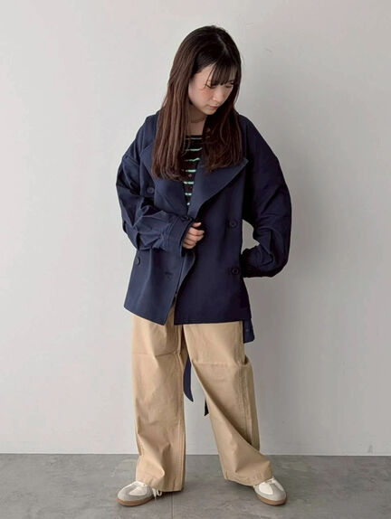 フレアライントレンチコート（ベージュ/ネイビー/Ｓグレー）｜Samansa Mos2（サマンサ モスモス）通販