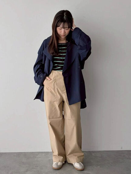 フレアライントレンチコート（ベージュ/ネイビー/Ｓグレー）｜Samansa Mos2（サマンサ モスモス）通販