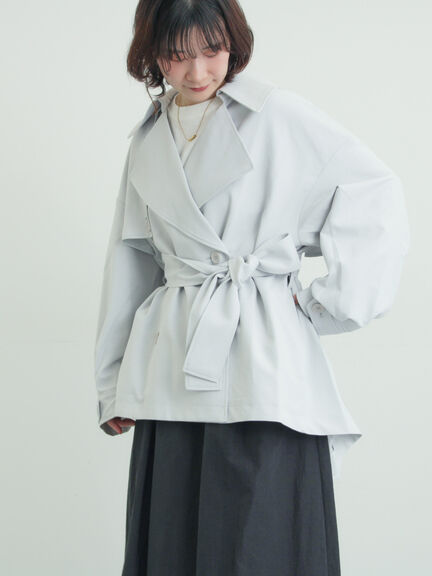 フレアライントレンチコート（ベージュ/ネイビー/Ｓグレー）｜Samansa Mos2（サマンサ モスモス）通販