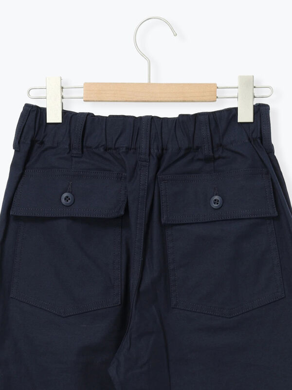 セール】 ベイカー配色ステッチパンツ（ベージュ/カーキ/ネイビー
