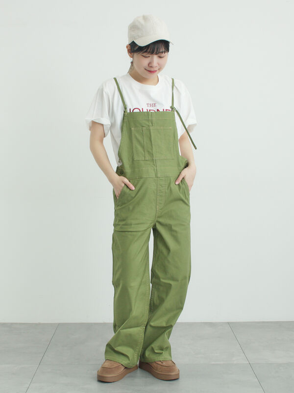 OMMO カラーブロックサロペット OMMO カラーブロックサロペット OMMO