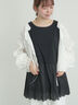 《新色追加》裾スカラップレースノースリーブインナー（オフホワイト/ブラック/ダークブラウン/ブルー）｜Samansa Mos2（サマンサ モスモス）通販