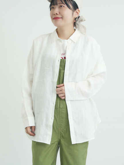 リネンシャツ（オフホワイト/ベージュ/ストライプ/チェック）｜Samansa Mos2（サマンサ モスモス）通販