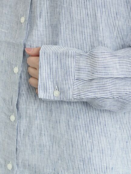 リネンシャツ（オフホワイト/ベージュ/ストライプ/チェック）｜Samansa Mos2（サマンサ モスモス）通販