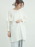 切替フリルチュニック（オフホワイト）｜Samansa Mos2（サマンサ モスモス）通販