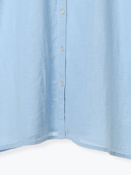 切替フリルチュニック（オフホワイト/ブラック/ブルー）｜Samansa Mos2（サマンサ モスモス）通販