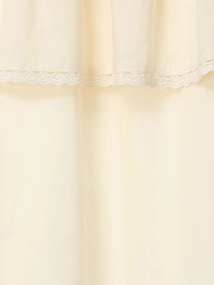 レースボレロブラウス（オフホワイト/ブラック/キナリ）｜Samansa Mos2（サマンサ モスモス）通販