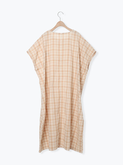 【MOOMIN×Samansa Mos2】刺繍ルームワンピース（ベージュ/ブルー）｜Samansa Mos2（サマンサ モスモス）通販