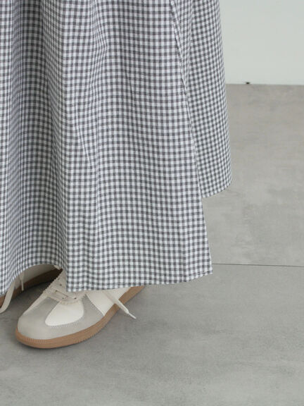 《新色追加》ちび襟シャツワンピース【WEB限定】（オフホワイト/グレー/ボルドー/ブルー）｜Samansa Mos2（サマンサ モスモス）通販