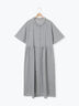 《新色追加》ちび襟シャツワンピース【WEB限定】（オフホワイト/グレー/ボルドー/ブルー）｜Samansa Mos2（サマンサ モスモス）通販