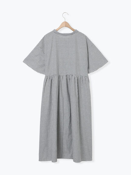 《新色追加》ちび襟シャツワンピース【WEB限定】（オフホワイト/グレー/ボルドー/ブルー）｜Samansa Mos2（サマンサ モスモス）通販