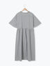 《新色追加》ちび襟シャツワンピース【WEB限定】（オフホワイト/グレー/ボルドー/ブルー）｜Samansa Mos2（サマンサ モスモス）通販