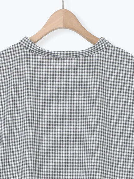 《新色追加》ちび襟シャツワンピース【WEB限定】（オフホワイト/グレー/ボルドー/ブルー）｜Samansa Mos2（サマンサ モスモス）通販