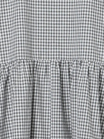 《新色追加》ちび襟シャツワンピース【WEB限定】（オフホワイト/グレー/ボルドー/ブルー）｜Samansa Mos2（サマンサ モスモス）通販