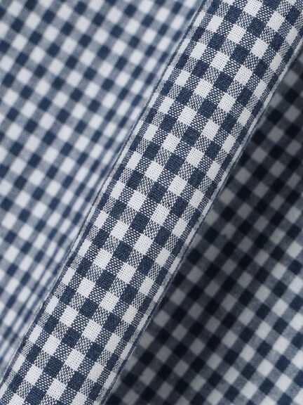 《新色追加》ちび襟シャツワンピース【WEB限定】（オフホワイト/グレー/ボルドー/ブルー）｜Samansa Mos2（サマンサ モスモス）通販