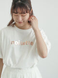 【接触冷感】箔プリントTシャツ（オフホワイト）｜Samansa Mos2（サマンサ モスモス）通販