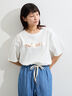 【接触冷感】箔プリントTシャツ（オフホワイト/グレー/チャコールグレー）｜Samansa Mos2（サマンサ モスモス）通販