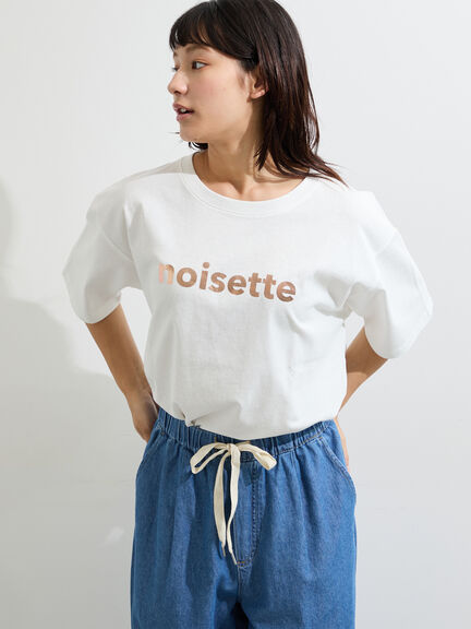 【接触冷感】箔プリントTシャツ（オフホワイト/グレー/チャコールグレー）｜Samansa Mos2（サマンサ モスモス）通販