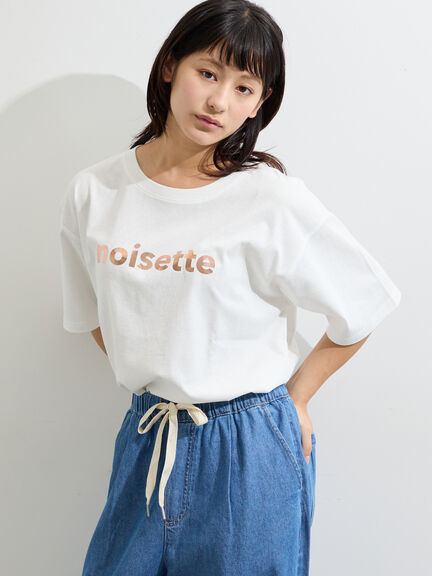 【接触冷感】箔プリントTシャツ（オフホワイト/グレー/チャコールグレー）｜Samansa Mos2（サマンサ モスモス）通販