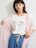 【接触冷感】箔プリントTシャツ（オフホワイト/グレー/チャコールグレー）｜Samansa Mos2（サマンサ モスモス）通販