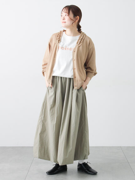 【接触冷感】箔プリントTシャツ（オフホワイト/グレー/チャコールグレー）｜Samansa Mos2（サマンサ モスモス）通販