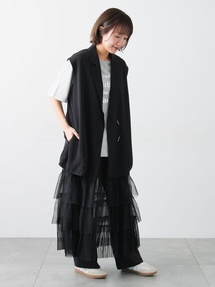 【接触冷感】箔プリントTシャツ（オフホワイト/グレー/チャコールグレー）｜Samansa Mos2（サマンサ モスモス）通販