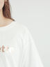 【接触冷感】箔プリントTシャツ（オフホワイト/グレー/チャコールグレー）｜Samansa Mos2（サマンサ モスモス）通販