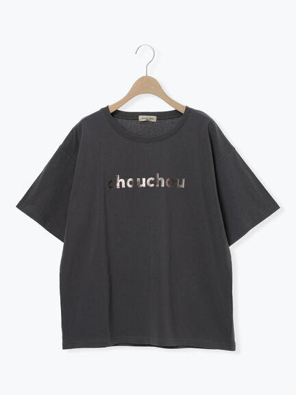 【接触冷感】箔プリントTシャツ（オフホワイト/グレー/チャコールグレー）｜Samansa Mos2（サマンサ モスモス）通販