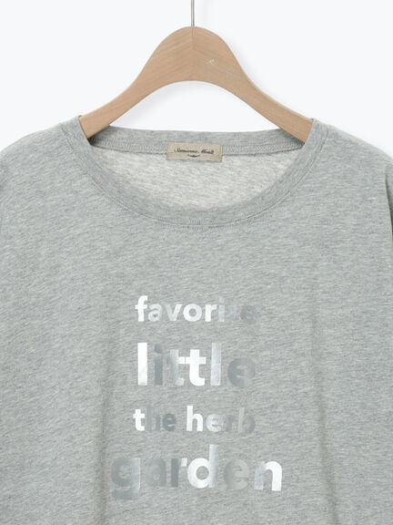 【接触冷感】箔プリントTシャツ（オフホワイト/グレー/チャコールグレー）｜Samansa Mos2（サマンサ モスモス）通販