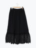 【接触冷感】裾スカラップレースカットペチパンツ（ブラック）｜Samansa Mos2（サマンサ モスモス）通販