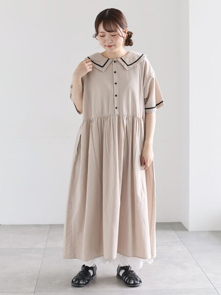 【接触冷感】裾スカラップレースカットペチパンツ（オフホワイト/ブラック/ベージュ）｜Samansa Mos2（サマンサ モスモス）通販