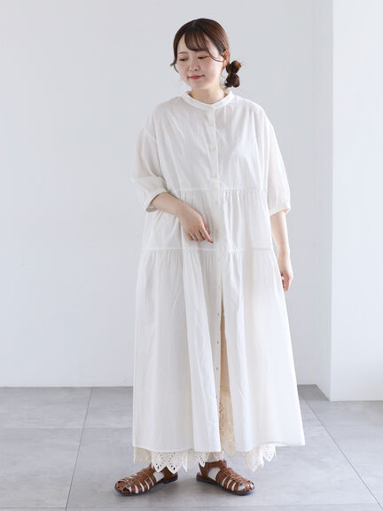 【接触冷感】裾スカラップレースカットペチパンツ（オフホワイト/ブラック/ベージュ）｜Samansa Mos2（サマンサ モスモス）通販