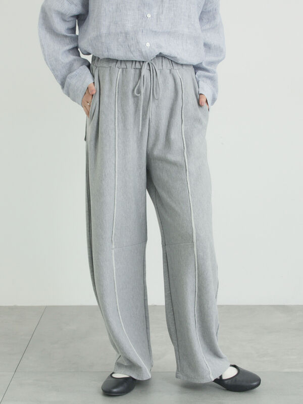 カーブシルエットスウェットパンツ（グレー）｜Samansa Mos2（サマンサ モスモス）通販