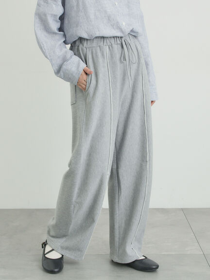 カーブシルエットスウェットパンツ（グレー/ブラック/オートミール）｜Samansa Mos2（サマンサ モスモス）通販