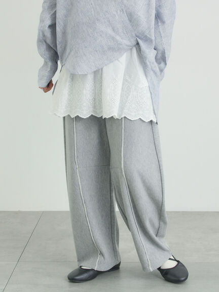 カーブシルエットスウェットパンツ（グレー/ブラック/オートミール）｜Samansa Mos2（サマンサ モスモス）通販