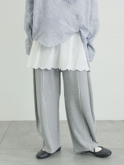 カーブシルエットスウェットパンツ（グレー/ブラック/オートミール）｜Samansa Mos2（サマンサ モスモス）通販