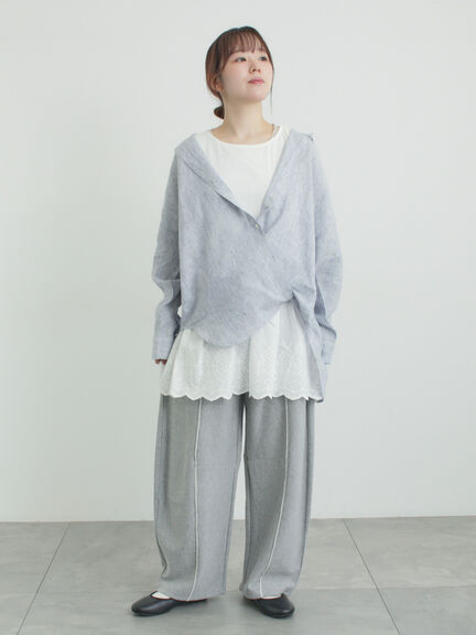 カーブシルエットスウェットパンツ（グレー/ブラック/オートミール）｜Samansa Mos2（サマンサ モスモス）通販