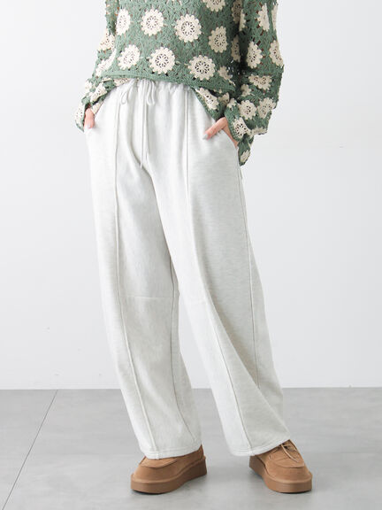 カーブシルエットスウェットパンツ（グレー/ブラック/オートミール）｜Samansa Mos2（サマンサ モスモス）通販