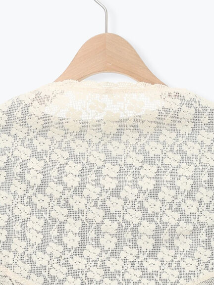 三角ストール付カットワーク刺繍Tシャツ（オフホワイト/グレー/チャコールグレー）｜Samansa Mos2（サマンサ モスモス）通販