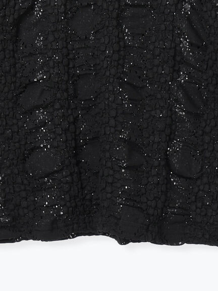 レース膨れジャガードプルオーバー（オフホワイト/ブラック/モカ）｜Samansa Mos2（サマンサ モスモス）通販