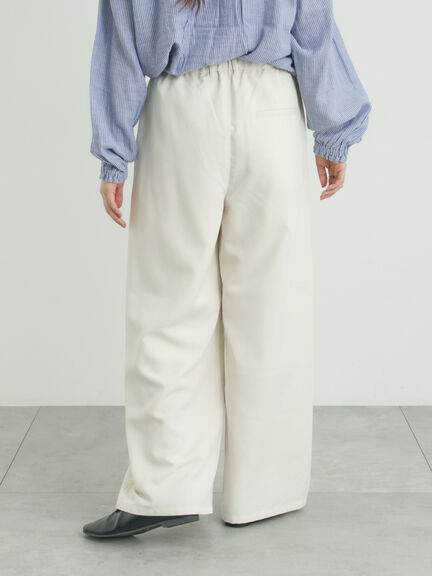 ツータックワイドパンツ（チャコールグレー/モカ/キナリ）｜Samansa Mos2（サマンサ モスモス）通販