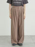 ツータックワイドパンツ（チャコールグレー/モカ/キナリ）｜Samansa Mos2（サマンサ モスモス）通販