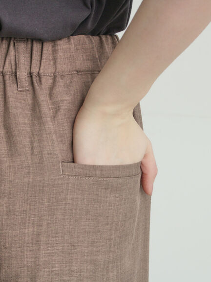 ツータックワイドパンツ（チャコールグレー/モカ/キナリ）｜Samansa Mos2（サマンサ モスモス）通販