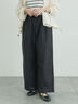 【イージーケア】イージーストレートパンツ（ブラック）｜Samansa Mos2（サマンサ モスモス）通販