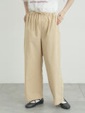 【イージーケア】イージーストレートパンツ（ベージュ）｜Samansa Mos2（サマンサ モスモス）通販