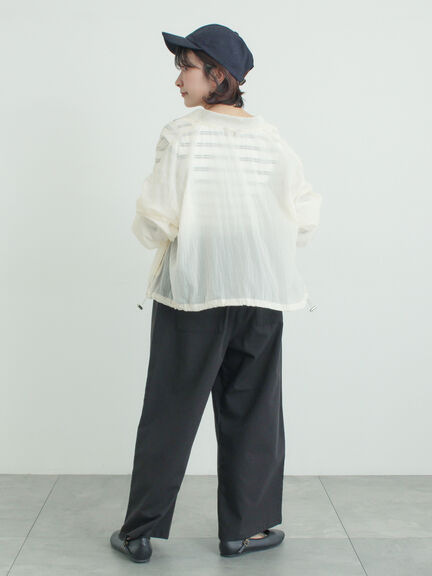 【イージーケア】イージーストレートパンツ（チャコールグレー/ブラック/ベージュ/カーキ）｜Samansa Mos2（サマンサ モスモス）通販