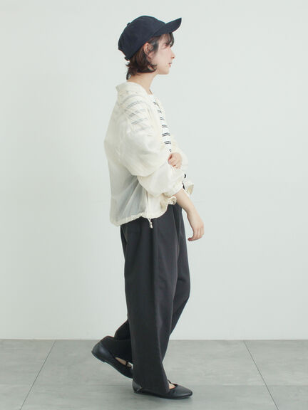 【イージーケア】イージーストレートパンツ（チャコールグレー/ブラック/ベージュ/カーキ）｜Samansa Mos2（サマンサ モスモス）通販