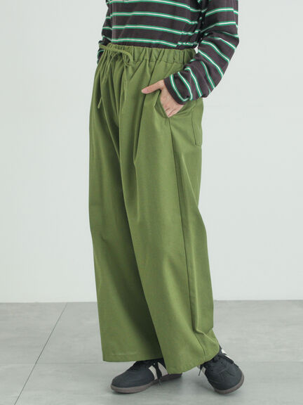 【イージーケア】イージーストレートパンツ（チャコールグレー/ブラック/ベージュ/カーキ）｜Samansa Mos2（サマンサ モスモス）通販