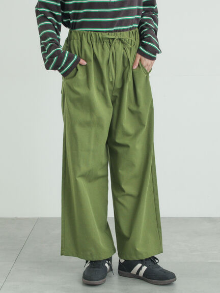 【イージーケア】イージーストレートパンツ（チャコールグレー/ブラック/ベージュ/カーキ）｜Samansa Mos2（サマンサ モスモス）通販