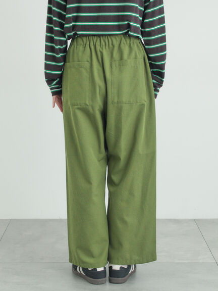 【イージーケア】イージーストレートパンツ（チャコールグレー/ブラック/ベージュ/カーキ）｜Samansa Mos2（サマンサ モスモス）通販